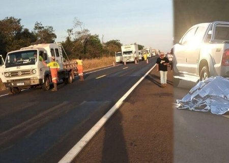 Motociclista morre após bater na traseira de caminhonete a BR-158