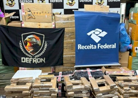 Ação conjunta entre Polícia Civil e Receita Federal resulta na apreensão de drogas e mercadorias provenientes de contrabando e descaminho