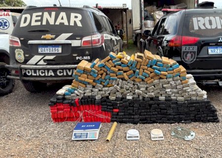 Polícia Civil e Guarda Municipal apreendem quase meia tonelada de drogas