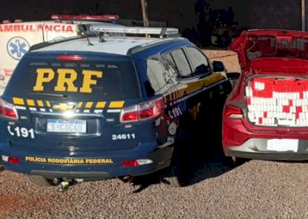 Polícia Civil e PRF prende homem por tráfico de drogas, receptação, adulteração de sinal identificador de veículo, resistência e desobediência