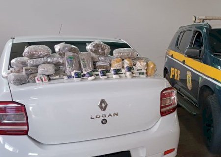 PRF apreende 8 Kg de drogas