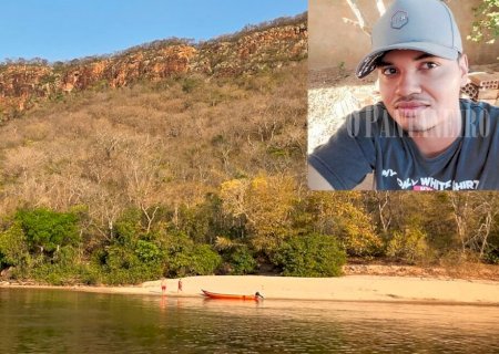 Bombeiros encontram corpo de turista que se afogou no Rio Aquidauana