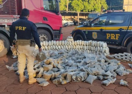 PRF apreende 398 Kg de skunk em Anastácio