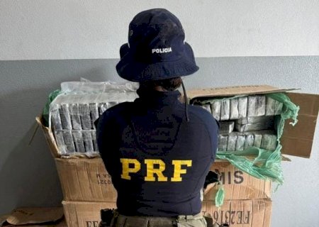 PRF e Denar apreendem 332 Kg de cocaína