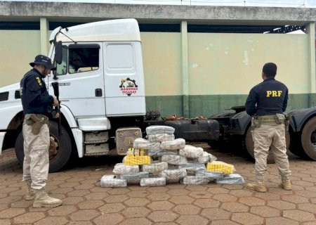 PRF apreende 160 quilos de cocaína em Brasilândia