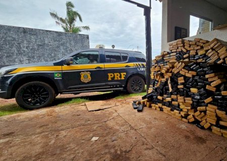 PRF apreende 1,6 tonelada de maconha