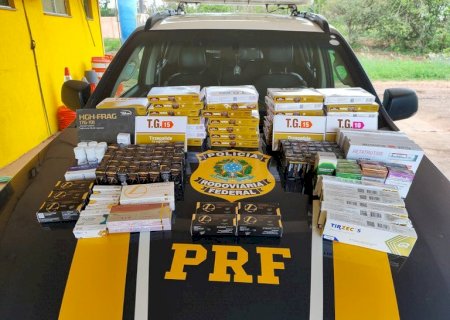 PRF apreende carga de medicamentos na BR-262