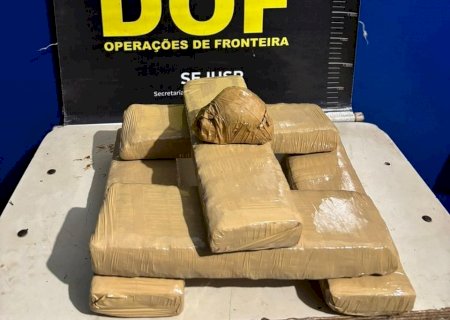 Foragido da Justiça é recapturado pelo DOF com droga que seria levada para aldeia indígena