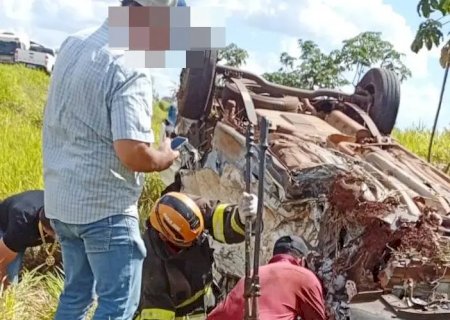 Colisão entre dois veículos na MS - 386, mata homem de 46 anos