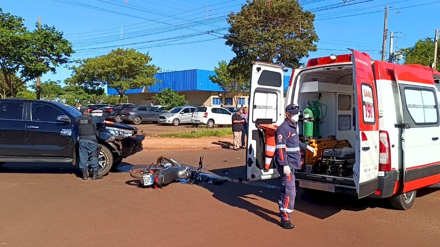 Motociclista morre ao ser atingido por caminhonete na cidade de Dourados