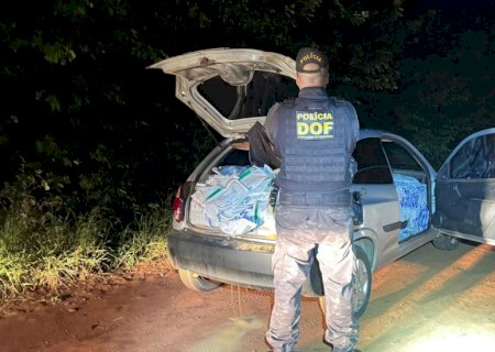 DOF apreende 600 quilos de defensivos agrícolas após condutor abandonar veículo