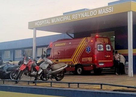 Ivinhema - Colisão entre carro e caminhonete deixa mulher ferida na BR-376