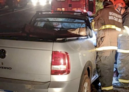 Deodápolis: colisão entre Saveiro e rodotrem deixa motorista morto na MS-276