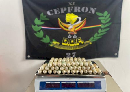 PMR prende mulher transportando drogas em ônibus na MS-164