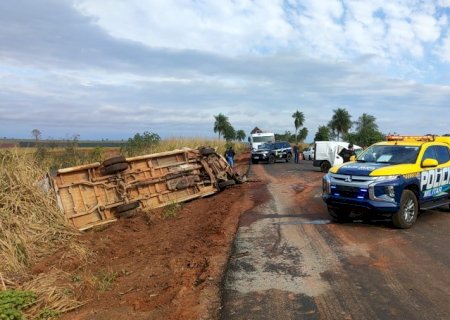 Mulher perde a vida em acidente na MS-295; condutor é preso em flagrante por embriaguez