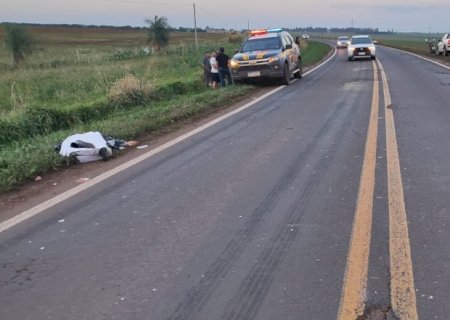 Ivinhema: Morador de Amandina morre em acidente entre moto e caminhonete na BR-376